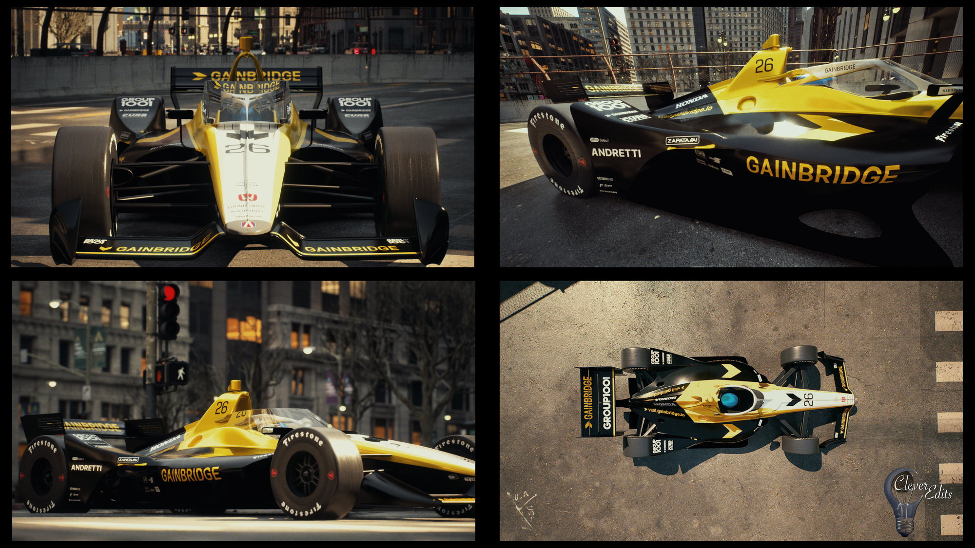Proof-of-concept renders of the rebuilt car