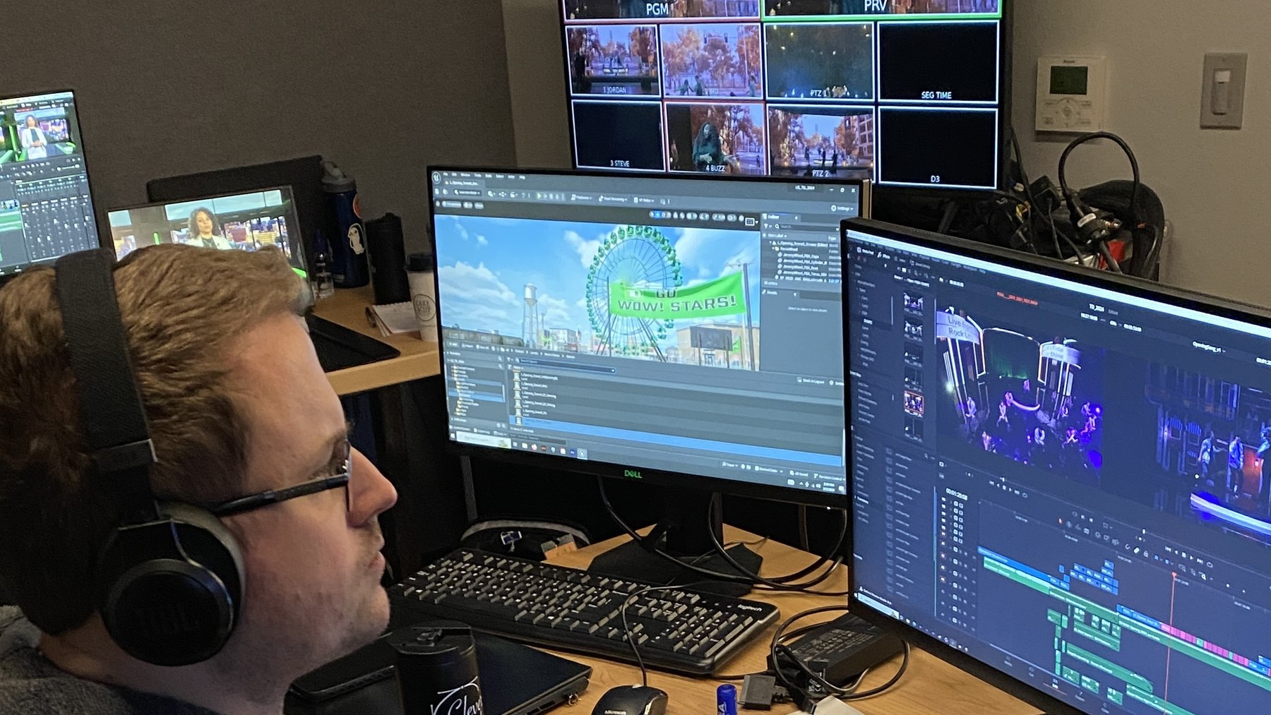 Jeremy Clevenger cutting festival dailies