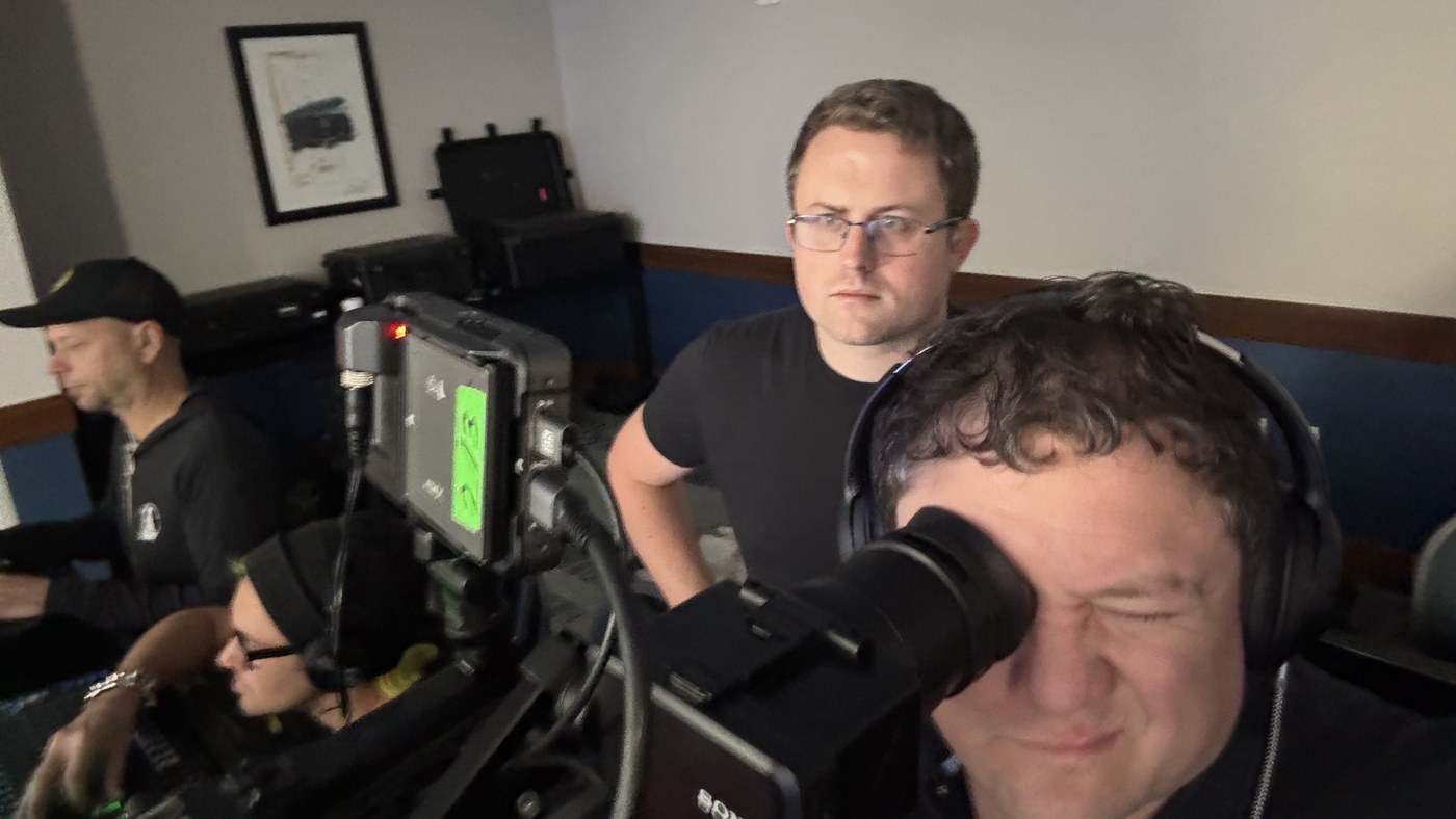 Jeremy Clevenger directing a TD Bank VFX shoot